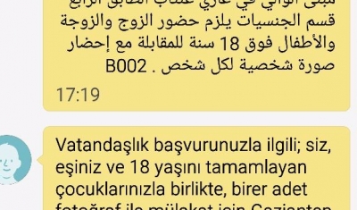 Gaziantep'te Suriyelilere vatandaşlık verilmeye başlandı