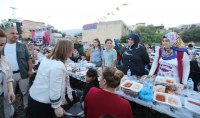 Şahin, Nurdağlılarla iftarda bir araya geldi