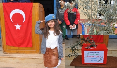 Gaziantep’te 523 öğrenci okul harçlıklarını Afrin’e gönderdi