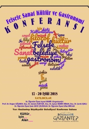 Felsefe sanat kültür ve gastronomi konferansı 