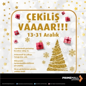  PRIMEMALL GAZİANTEP’TE YILBAŞI SÜPRİZLERİ..