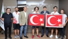 Milli sporculara coşkulu karşılama